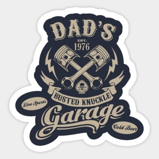 Dad's Garage Sticker